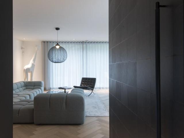 Lederen bekleding Paul Tesser ARCHITECT taatsdeur leer